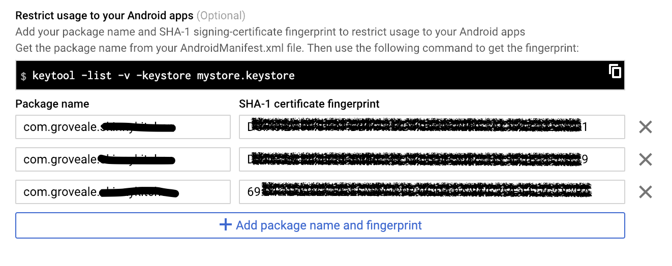 SHA-2 Fingerprints